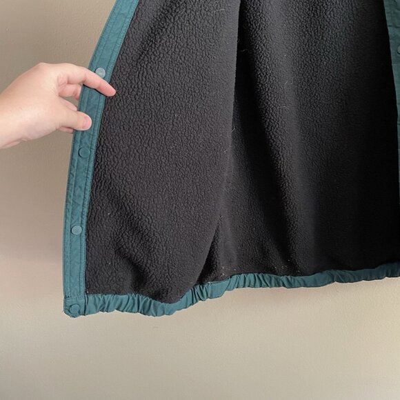 Burton Men S Green Sherpa Fleece Outdoor Winter Snap Front Ridge Lined Shirt - Picture 15 of 15